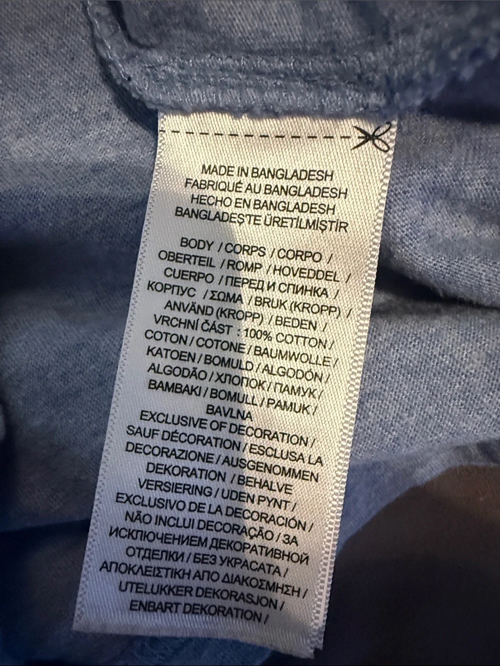 Ralph Lauren - Light Heather Blue Long Sleeve Crew Tee